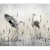 Fototapeta - Malowane ptaki żurawie